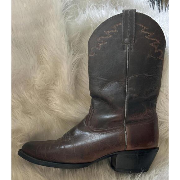 Ariat Sedona Men's Size 10.5 EE Brown Classic Leather Cowboy Western Boots - Picture 3 of 15